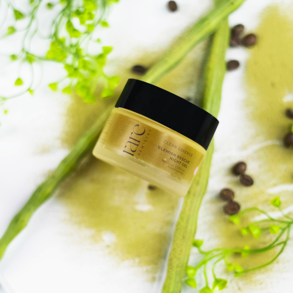 blemish rescue night gel by rare chemistry