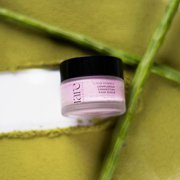 Complexion correcting face scrub by rare chemistry