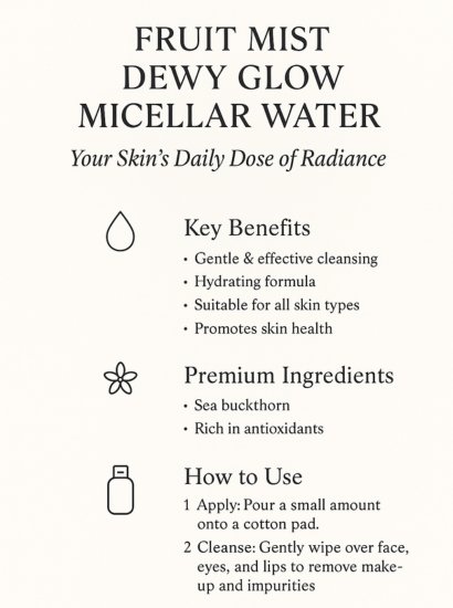 Micellar Water Uses & benefits